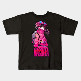 Viva Magenta CyberGirl Kids T-Shirt